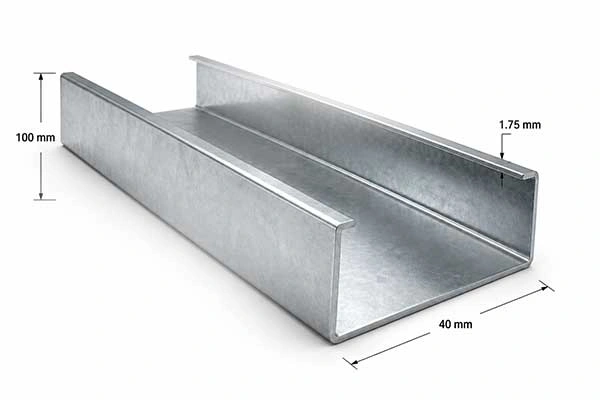 پروفیل استاد 40×100 ضخامت 1.75 میلیمتر