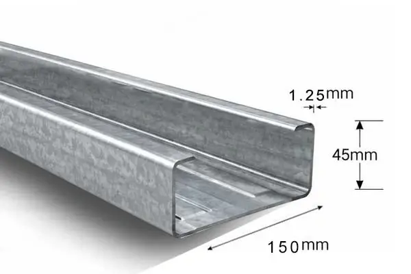 پروفیل استاد 45×150 ضخامت 1.25 میلیمتر
