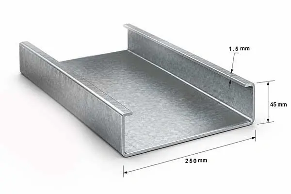 پروفیل استاد 45×250 ضخامت 1.5 میلیمتر